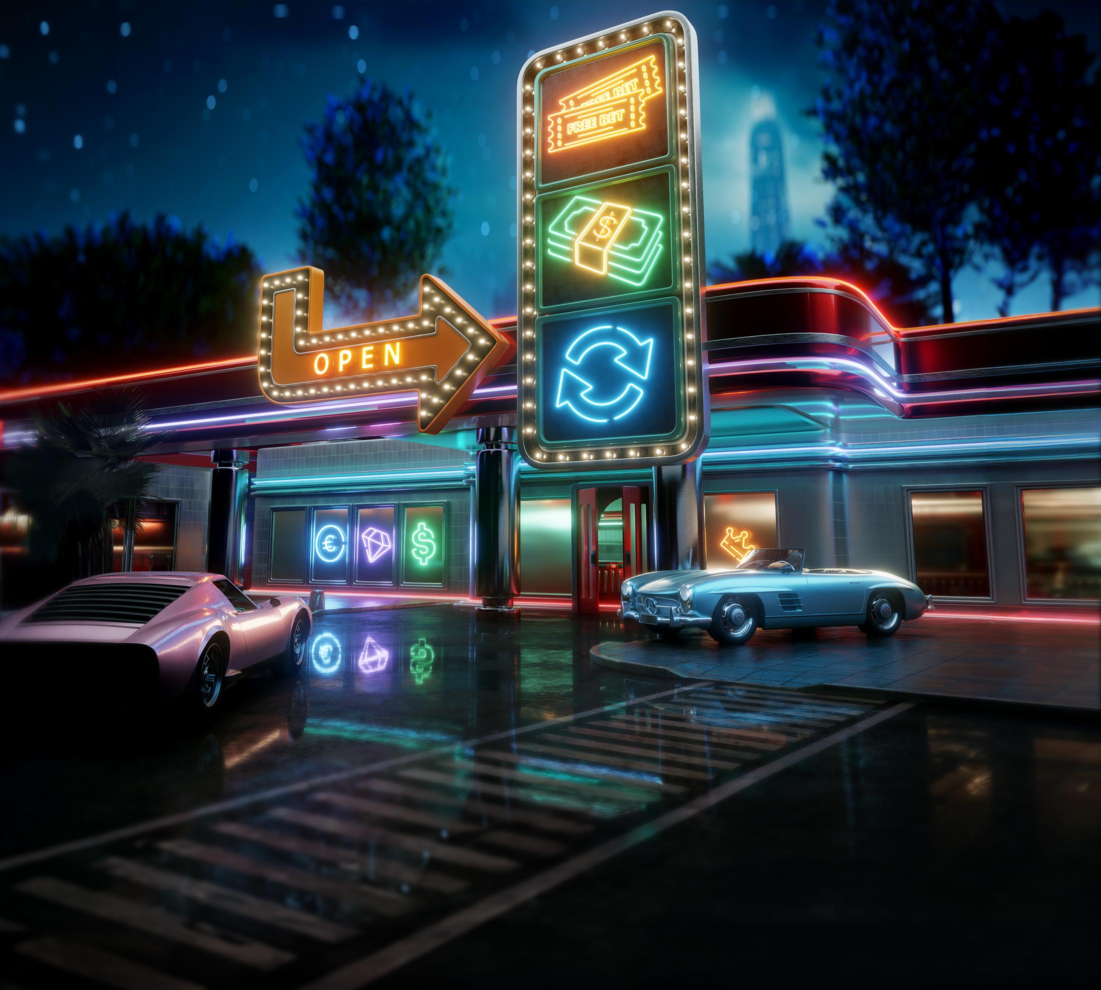 promo background